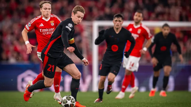 Đội hình Benfica gặp Barcelon 01