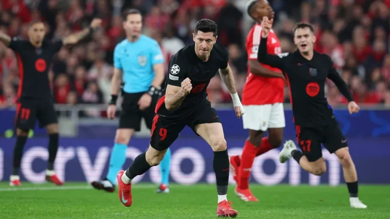 Đội hình Benfica gặp Barcelon 02