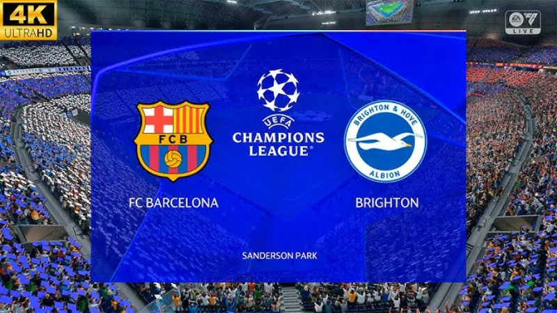 Bức tranh chiến thuật trận Barcelona đối đầu Brighton